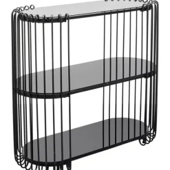 KARE Design Console Wire noir 81x78cm> Meubles