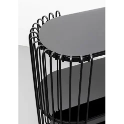 KARE Design Console Wire noir 81x78cm><noscript><img width=