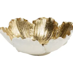 KARE Design Coupe décorative Flower Bloom crème-doré Ø20cm> Accessoires