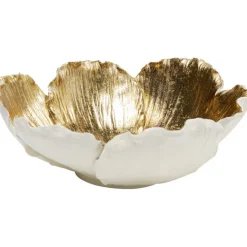 KARE Design Coupe décorative Flower Bloom crème-doré Ø25cm> Accessoires