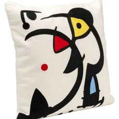 KARE Design Coussin Art Line blanc 50x50cm> Accessoires