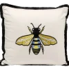KARE Design Coussin Bee blanc 45x45cm> Accessoires