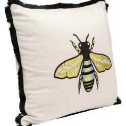 KARE Design Coussin Bee blanc 45x45cm> Accessoires
