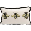 KARE Design Coussin Bees blanc 50x30cm> Accessoires