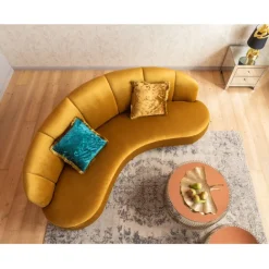 KARE Design Coussin Cannes jaune 45x45cm> Accessoires