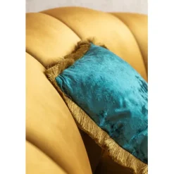 KARE Design Coussin Cannes pétrole 45x45cm><noscript><img width=