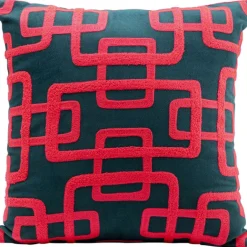 KARE Design Coussin Chain fuchsia 45x45cm> Accessoires
