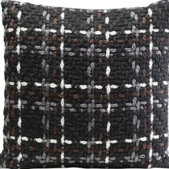 KARE Design Coussin Colorado noir 45x45cm> Accessoires