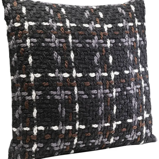 KARE Design Coussin Colorado noir 45x45cm> Accessoires