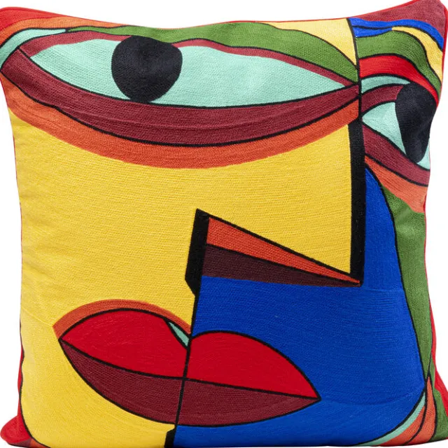 KARE Design Coussin Faccia Arte Colore Right 50x50cm> Accessoires