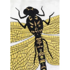 KARE Design Coussin Glitter Dragonfly blanc 40x40cm><noscript><img width=