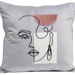 KARE Design Coussin Mademoiselle 45x45cm> Accessoires