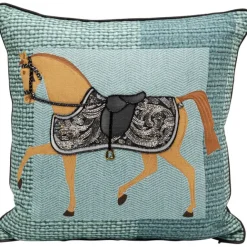 KARE Design Coussin Show Horse Plaid 45x45cm> Accessoires