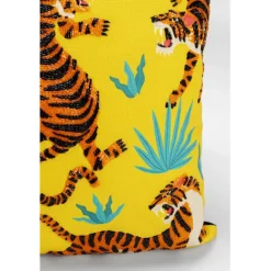 KARE Design Coussin Tiger Love jaune 45x45cm><noscript><img width=