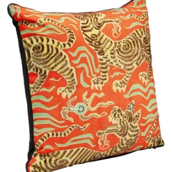 KARE Design Coussin Tiger Love rouge 45x45cm> Accessoires