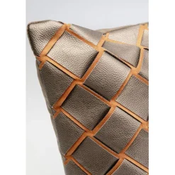 KARE Design Coussin Zoe Patch vert 45x45cm><noscript><img width=