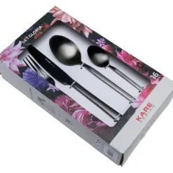KARE Design Couverts Gloria noir (16-pcs)><noscript><img width=