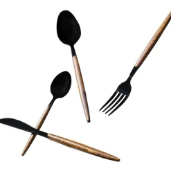 KARE Design Couverts Paris noir mat (16-pcs.)> Accessoires