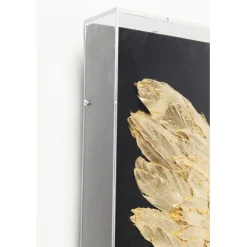 KARE Design Décoration murale Wings doré Black 120x120cm><noscript><img width=