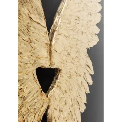 KARE Design Décoration murale Wings doré Black 120x120cm><noscript><img width=