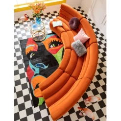 KARE Design Elément d assise Wave orange> Meubles