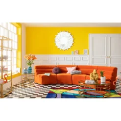 KARE Design Elément d assise Wave orange><noscript><img width=