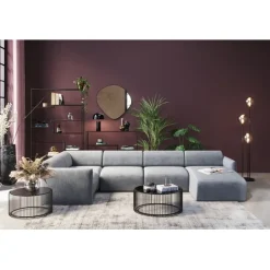KARE Design Ensemble de canapés 1 Lucca gris droite 328cm> Meubles