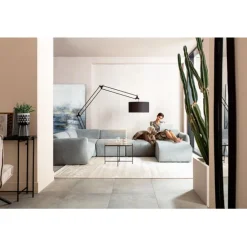 KARE Design Ensemble de canapés 2 Lucca gris droite 328cm> Meubles