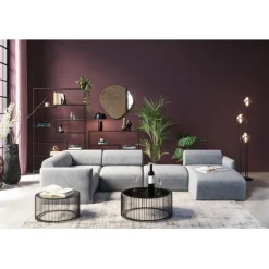 KARE Design Ensemble de canapés 2 Lucca gris droite 328cm><noscript><img width=