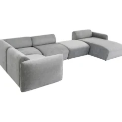 KARE Design Ensemble de canapés 2 Lucca gris droite 328cm><noscript><img width=