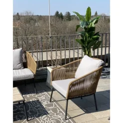KARE Design Ensemble de sièges Elba Quattro nature Out (4-pcs)><noscript><img width=