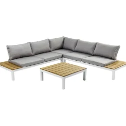 KARE Design Ensemble de sièges Holiday blanc (4-pcs)> Meubles