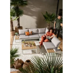 KARE Design Ensemble de sièges Holiday blanc (4-pcs)><noscript><img width=