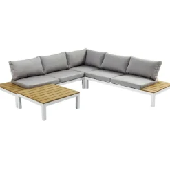 KARE Design Ensemble de sièges Holiday blanc (4-pcs)><noscript><img width=