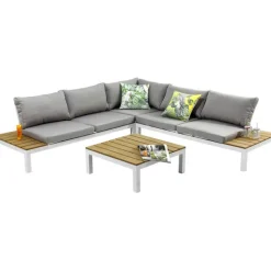 KARE Design Ensemble de sièges Holiday blanc (4-pcs)><noscript><img width=