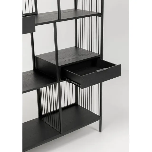 KARE Design Etagère Bologna noir 125x200cm> Meubles