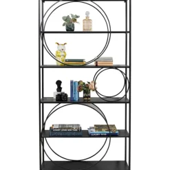 KARE Design Etagère Circle noir 100x200cm> Meubles