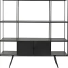 KARE Design Etagère Cosy Sixties noir 180x183cm> Meubles
