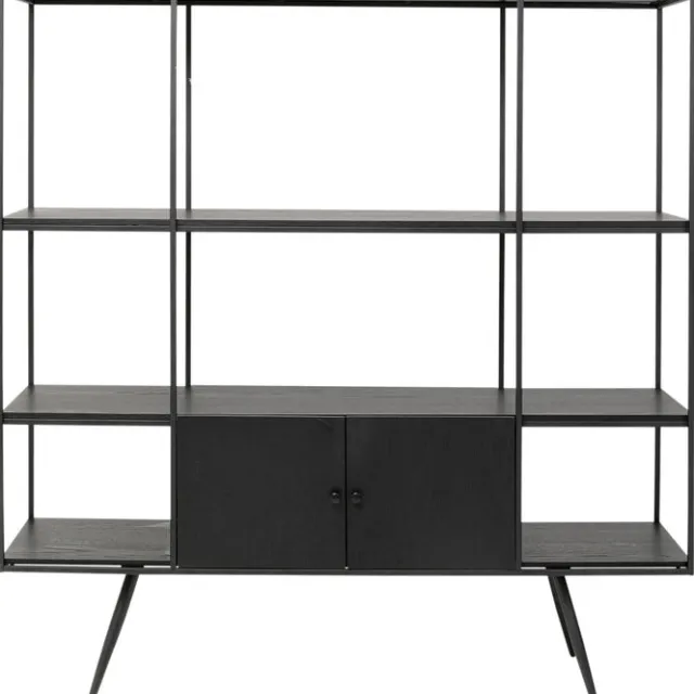 KARE Design Etagère Cosy Sixties noir 180x183cm> Meubles