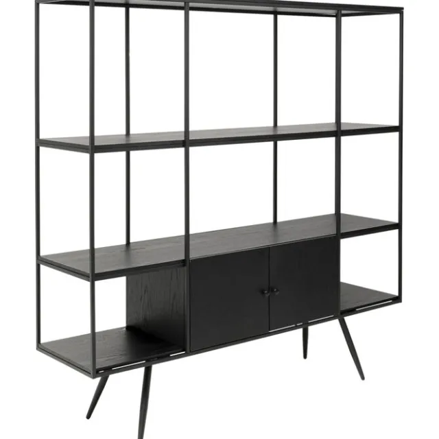 KARE Design Etagère Cosy Sixties noir 180x183cm> Meubles