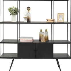 KARE Design Etagère Cosy Sixties noir 180x183cm><noscript><img width=
