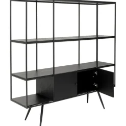 KARE Design Etagère Cosy Sixties noir 180x183cm><noscript><img width=