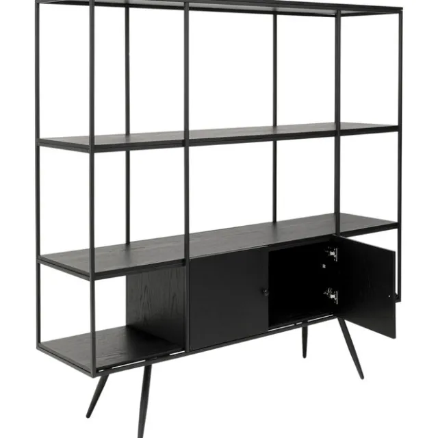 KARE Design Etagère Cosy Sixties noir 180x183cm> Meubles