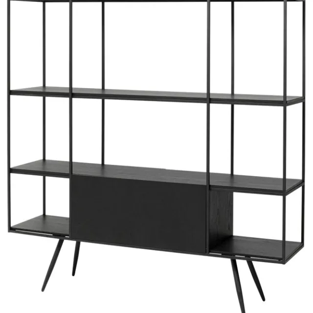 KARE Design Etagère Cosy Sixties noir 180x183cm> Meubles