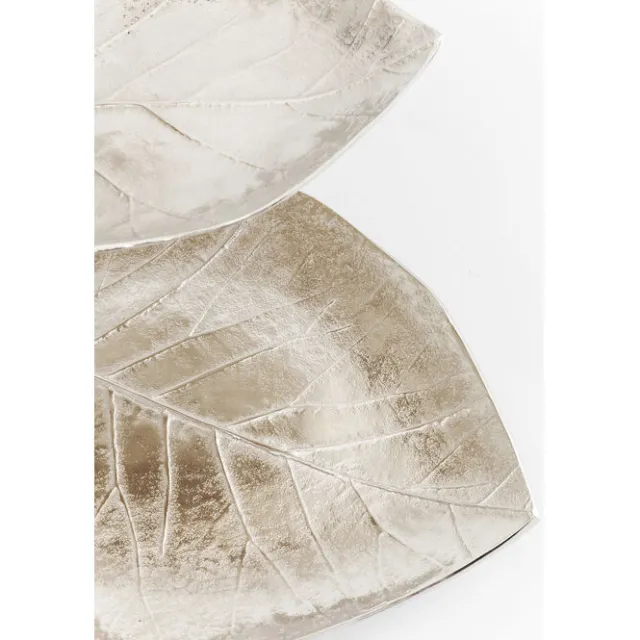KARE Design Etagère décorative Leaf argent 45cm> Accessoires