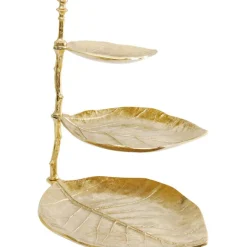 KARE Design Etagère décorative Leaf or 45cm><noscript><img width=