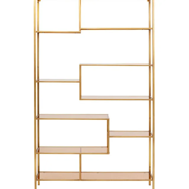 KARE Design Etagère Loft doré 115x195cm> Meubles