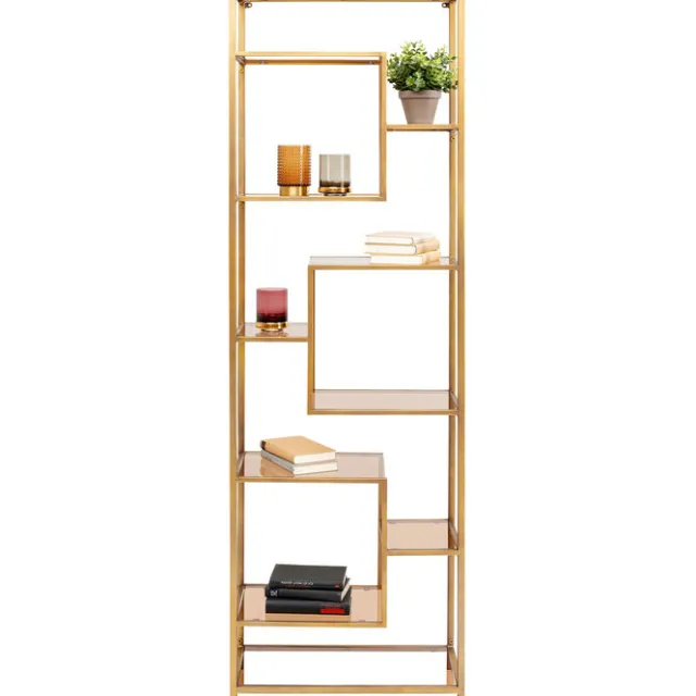 KARE Design Etagère Loft doré 60x195cm> Meubles