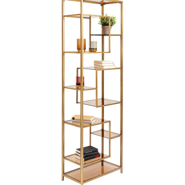 KARE Design Etagère Loft doré 60x195cm> Meubles
