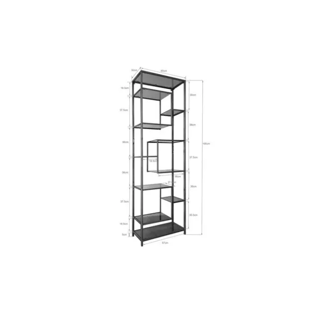 KARE Design Etagère Loft doré 60x195cm> Meubles